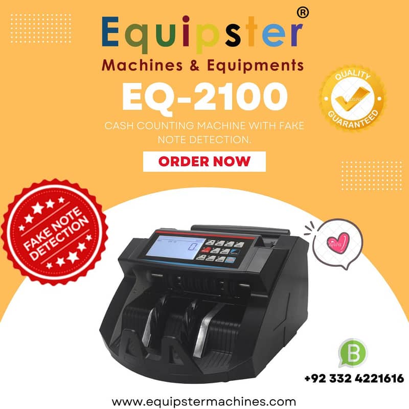 Cash currency note counting machine with fake note detection 10
