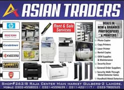 Ricoh, Sharp, Kyocera, HP Printers and Photocopiers and Scanner
