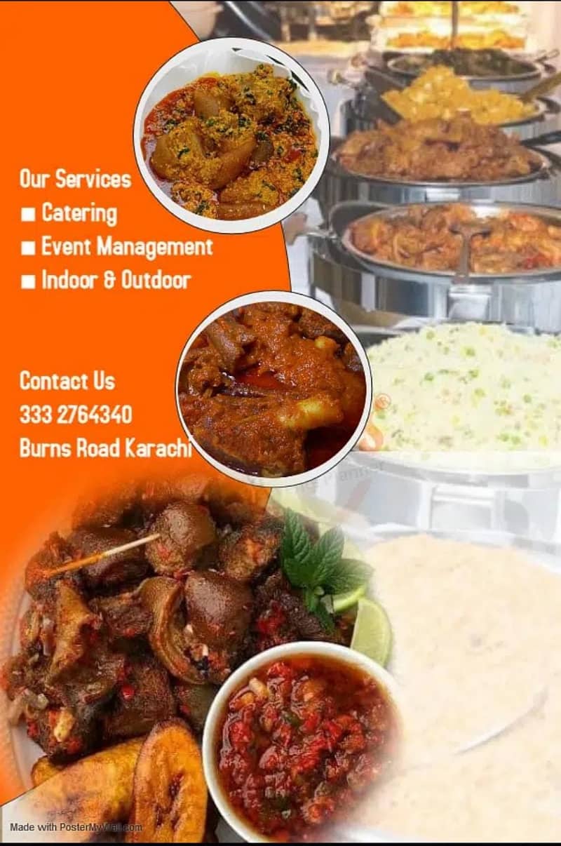 Barat/Valima/Mehandi/PartyAll Events Best Catering Service in karachi 0