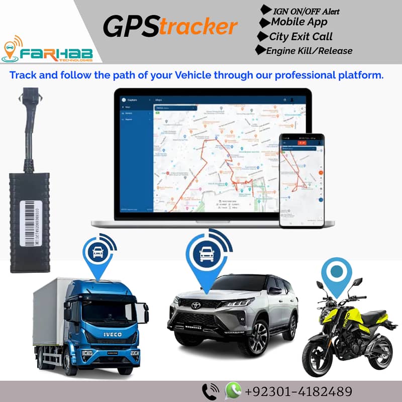 Car Tracker /Company PTA Approved /Gps Tracker /Car,Bus,Bike Locator 5