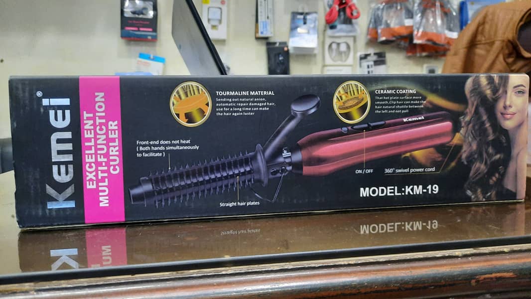 Hair Curler Kemei Km-19 Professional Ceramic model 03334804778 0