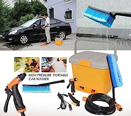 Portable 12V DC Electric Pressure Washer, Car Washer 03020062817 1