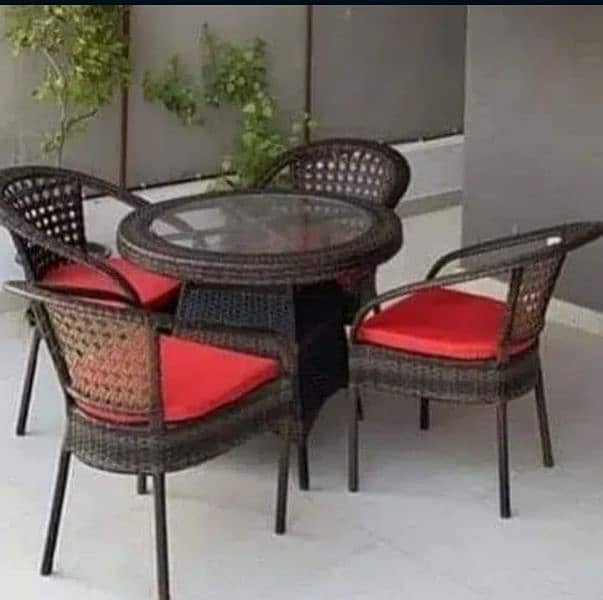 rattan dining set for outdoor 1