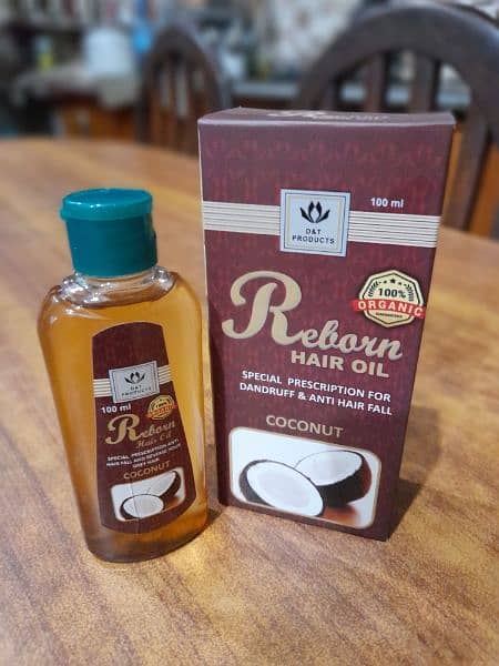 Reborn Hair Oil 100% Pure Organic in Sesame, Amla, Mustard & Coconut 11