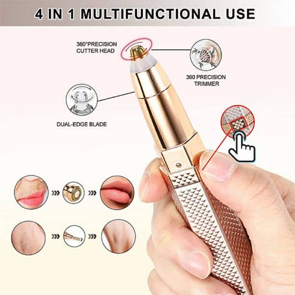 4 In 1 Multi-Functional Hair Remover And Eyebrow Trimmer 8