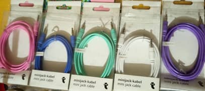 Imported Pure quality Aux jack cable 3.5mm jack cable