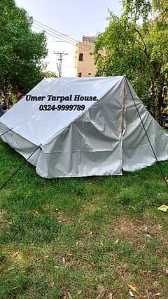 Labour Tent,Green Net,Water Proof Plastic Tarpal,Hiking Camp,Rain Coat