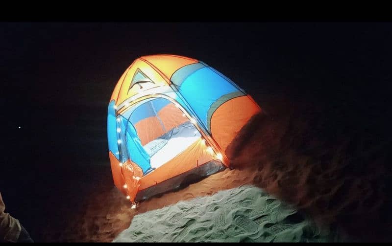 Automatic tent double layer 7