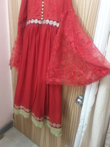 Red Turkish Frock 1