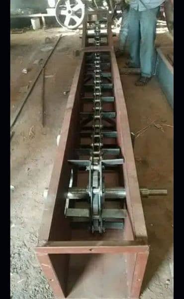 Screw conveyors, Belt Conveyors & Chain conveyors. 1