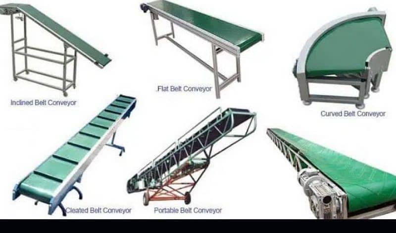 Screw conveyors, Belt Conveyors & Chain conveyors. 10