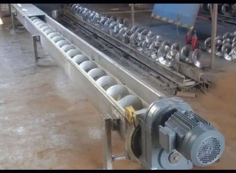 Screw conveyors, Belt Conveyors & Chain conveyors. 15