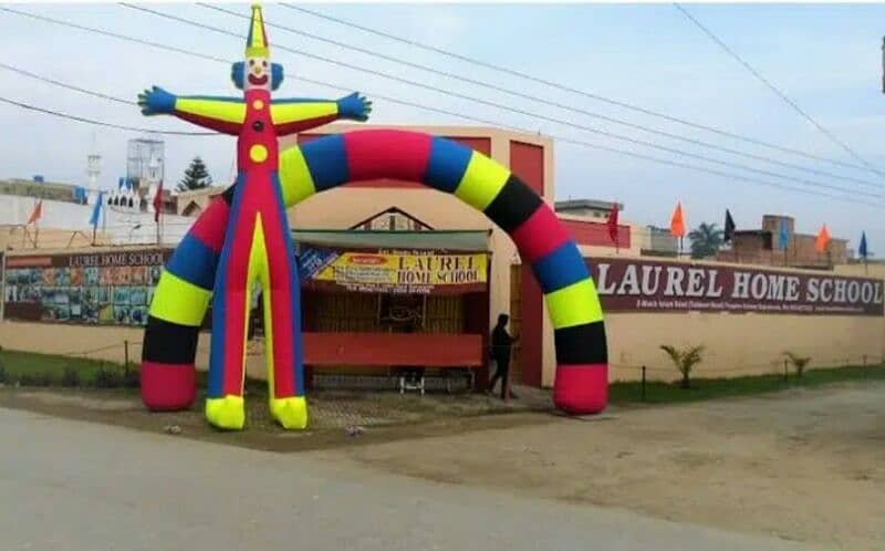 Air gate /air Clown/tallman/magic/ cartoon character/Balloon arch gate 0