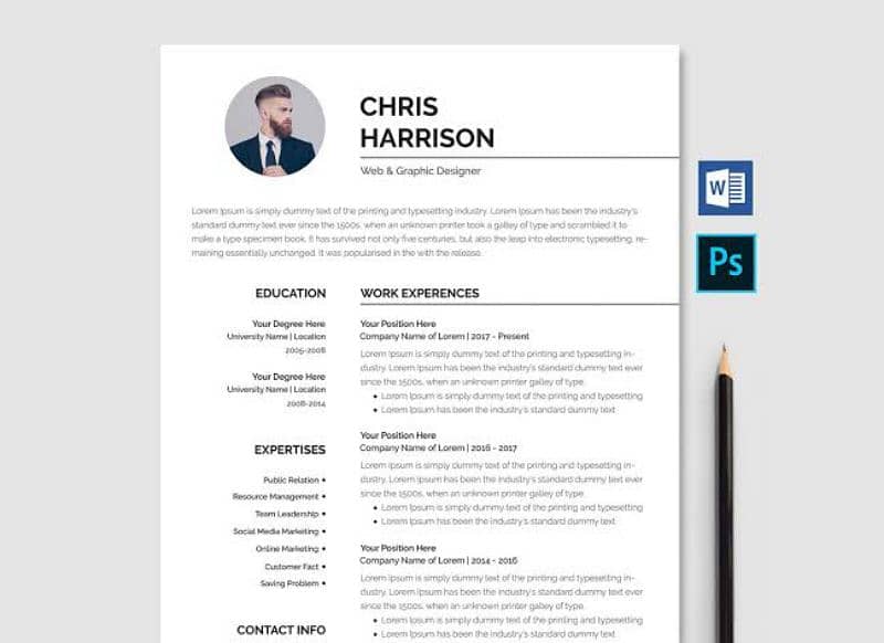 Writing CV, Resume, CV Maker - CV Designer Professional - Cover Letter 4