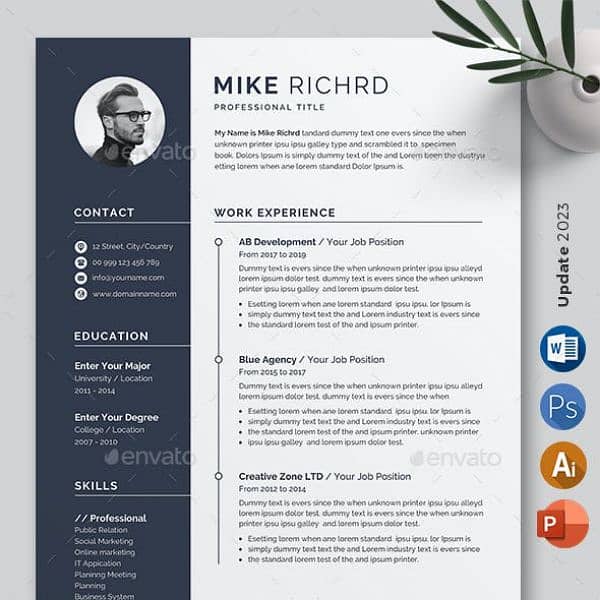 Writing CV, Resume, CV Maker - CV Designer Professional - Cover Letter 0