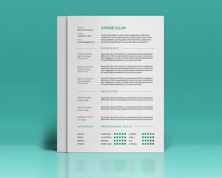 Writing CV, Resume, CV Maker - CV Designer Professional - Cover Letter 19