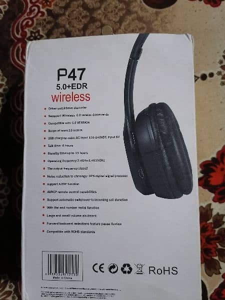 P47 wirless headphone 2