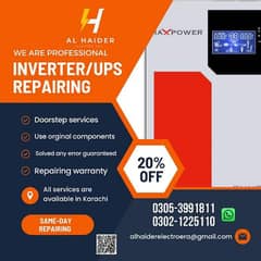 Solar inverter repairing services/Ups/ac card/solar panel /pcb/repair