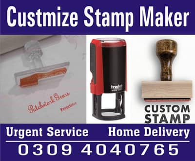 Paper Embossed Stamp Maker Letterhead Wax Rubber Stamp Making Machine ...