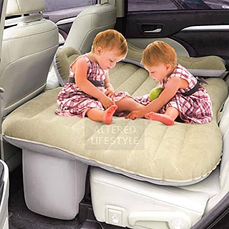 Car Inflatable Mattress with Pump, Portable SUV Air Bed 03020062817 2