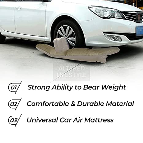 Car Inflatable Mattress with Pump, Portable SUV Air Bed 03020062817 3