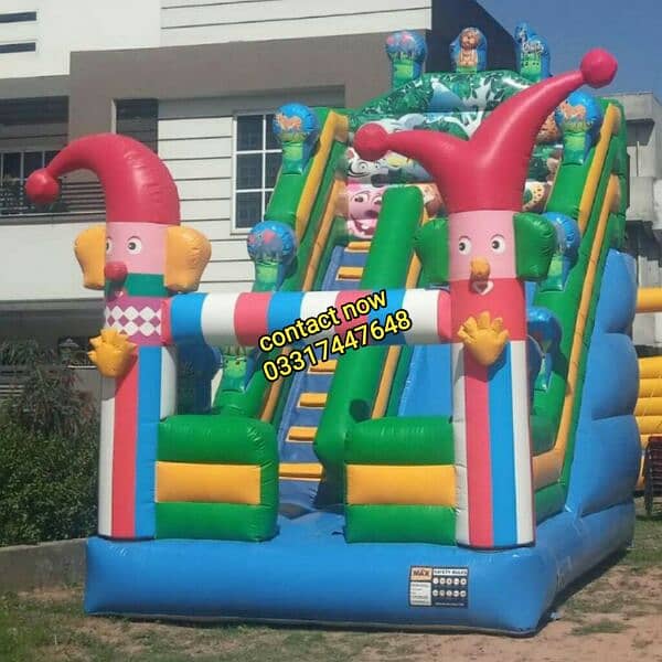 jumping castle & jumping slide for rent, magic show Balloon decoration 5