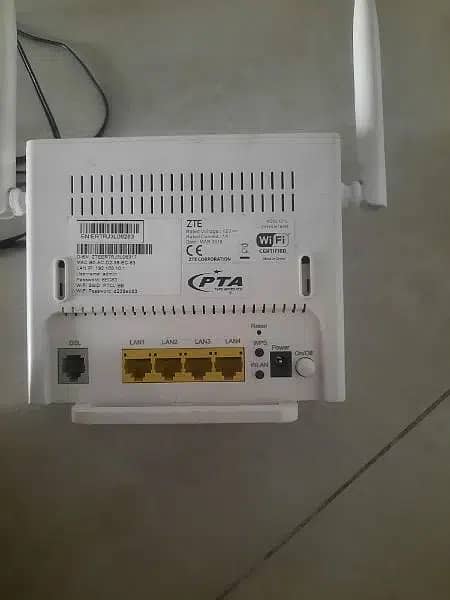 PTCL ZTE Modem 1