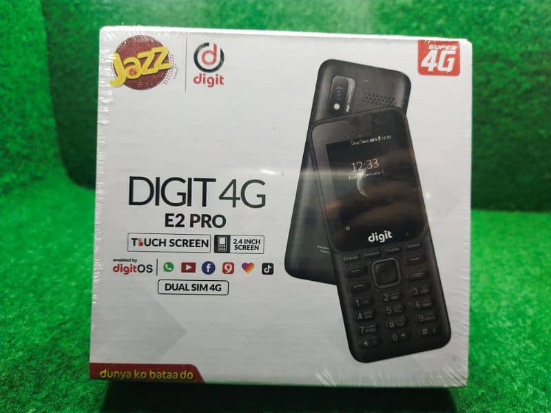 Jazz Digit 4G E2 Pro Box Packed Touch & Type 4G Hotspot Mobile 3