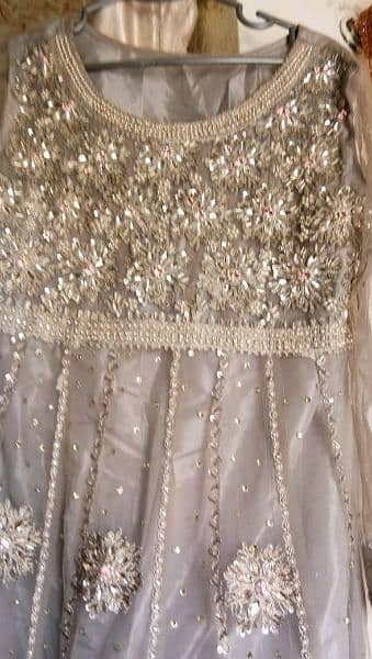 silver stylish long mexi, party/wedding dress 1