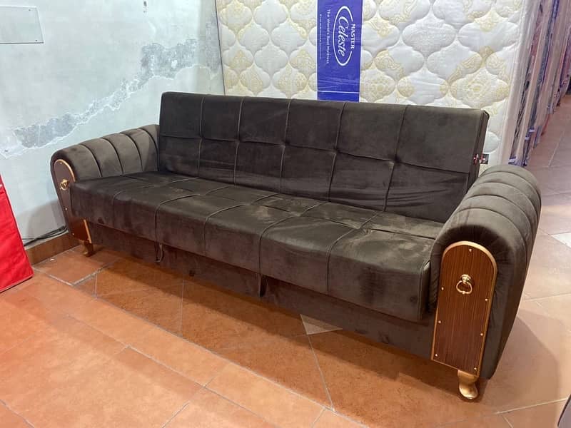 sofa cum bed ( 2in1)(Molty foam)(sofa +bed)(10 years warranty ) 1