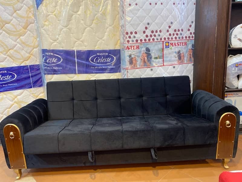 sofa cum bed ( 2in1)(Molty foam)(sofa +bed)(10 years warranty ) 4