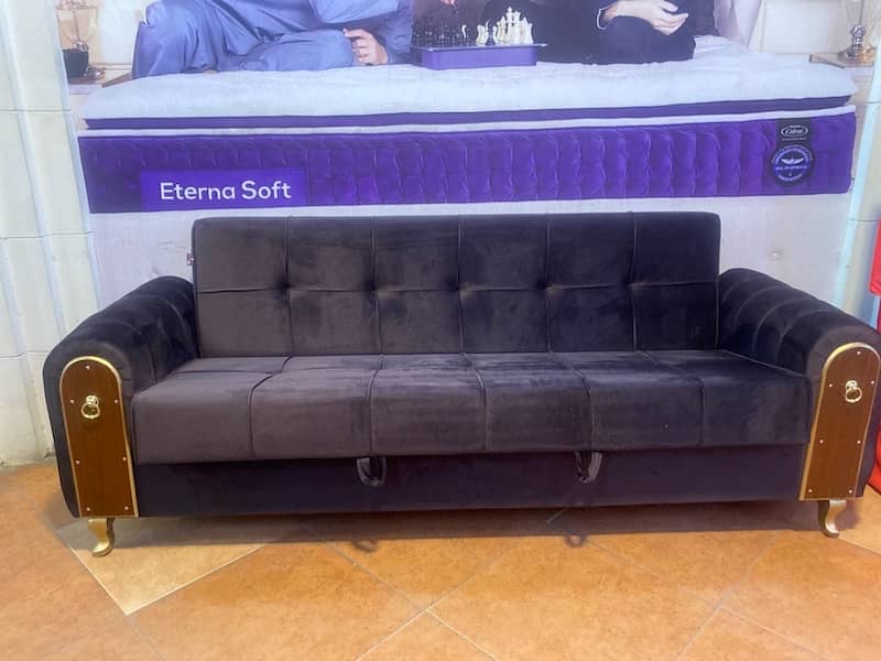 sofa cum bed ( 2in1)(Molty foam)(sofa +bed)(10 years warranty ) 5