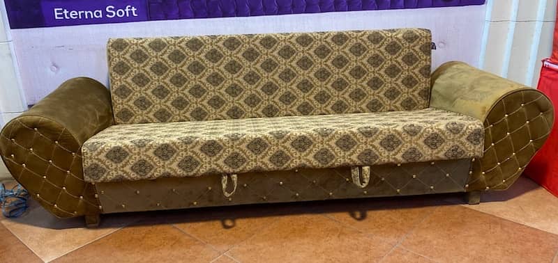 sofa cum bed (2in1)(sofa+bed)(Molty foam)(10 years warranty ) 14