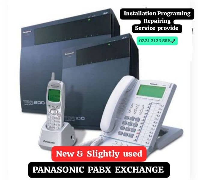 PABX exchange system New/ used programing / installation/ 0321-2123558 0