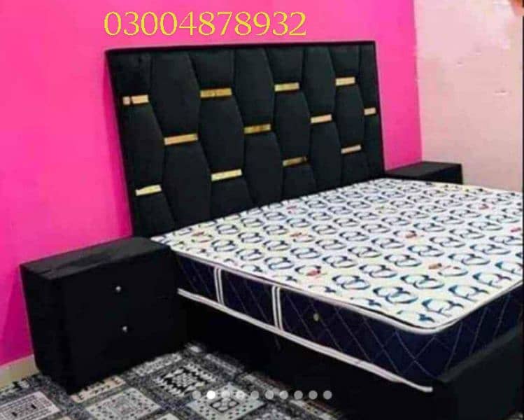 Poshish bed / bed / bed set / Furniture / bed dressing side table 3