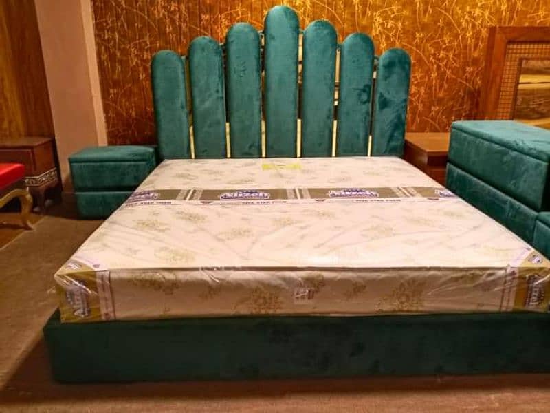 Poshish bed / bed / bed set / Furniture / bed dressing side table 4