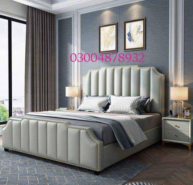 Poshish bed / bed / bed set / Furniture / bed dressing side table 8
