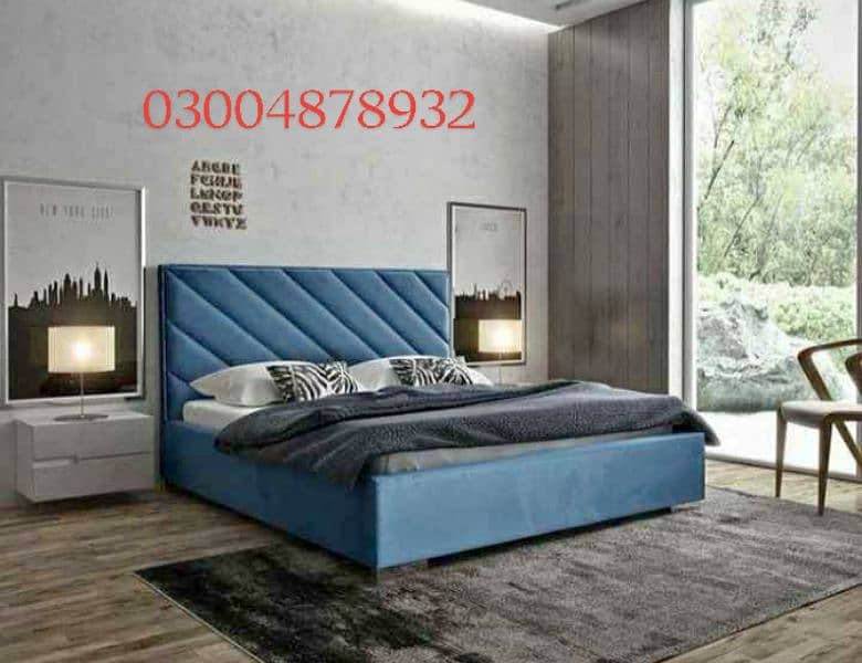 Poshish bed / bed / bed set / Furniture / bed dressing side table 1