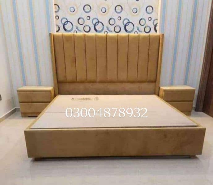 Poshish bed / bed / bed set / Furniture / bed dressing side table 11