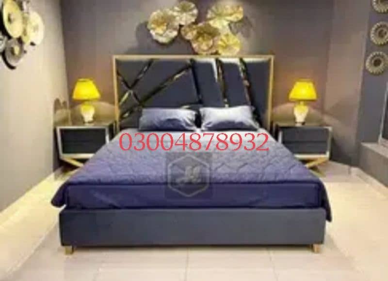 Poshish bed / bed / bed set / Furniture / bed dressing side table 13