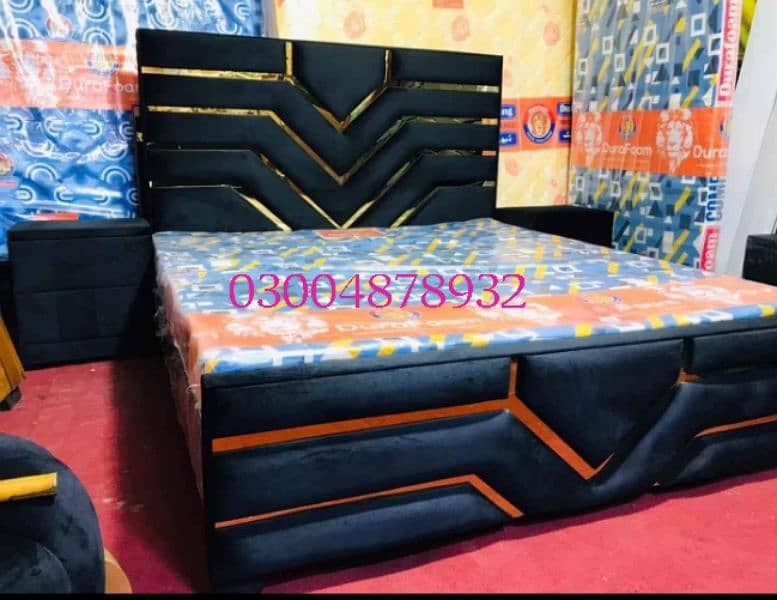 Poshish bed / bed / bed set / Furniture / bed dressing side table 14