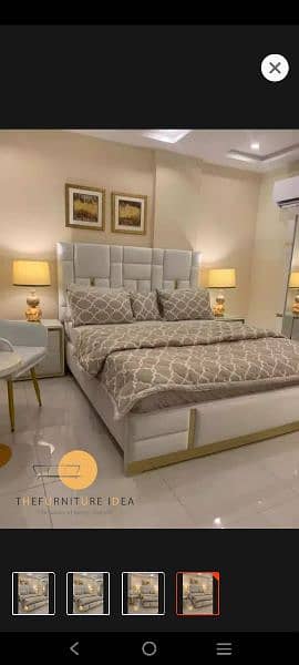 Poshish bed / bed / bed set / Furniture / bed dressing side table 16