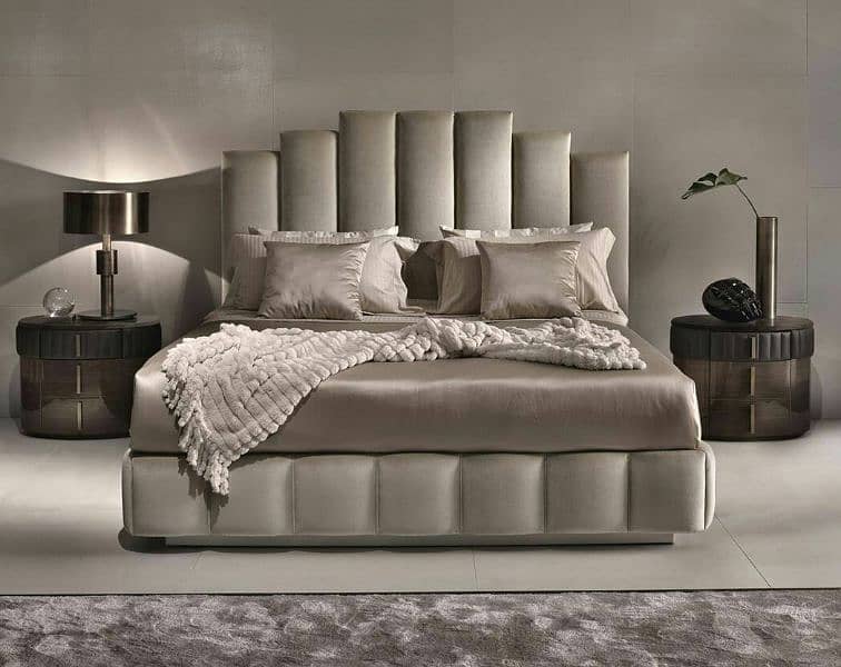 Poshish bed / bed / bed set / Furniture / bed dressing side table 19