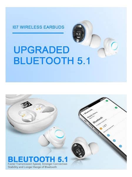 Motast I07 Earbuds Bluetooth headset 101% Orignal 2