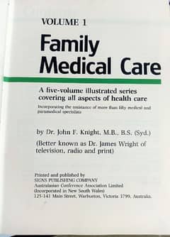 Medical Family Books for nursing and pregnant woman
