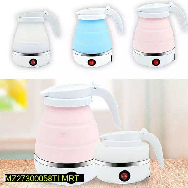 Portable And Foldable Electric Kettle 600ml 0