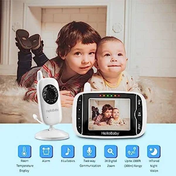 hello baby monitor vedio baby monitor camera 2