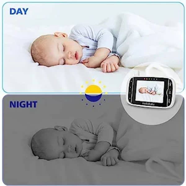 hello baby monitor vedio baby monitor camera 4