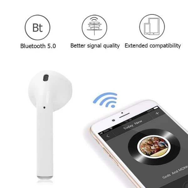 Airplus TWS Bluetooth 5.0 Wireless Earphone Touch Earbuds 3