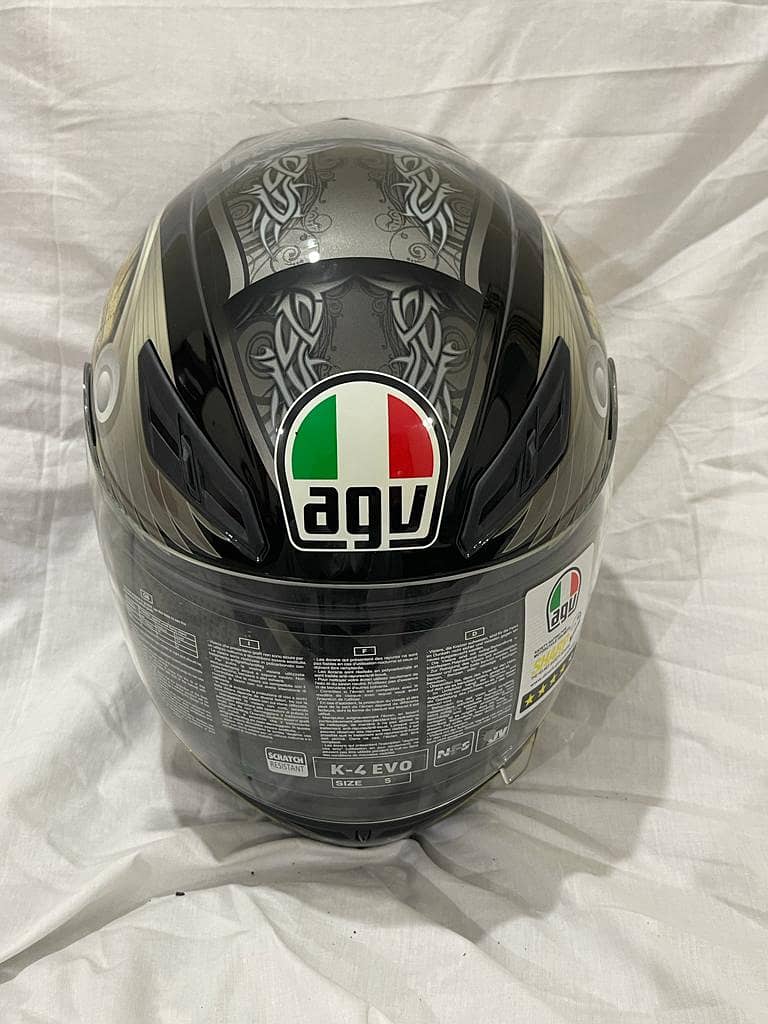 AGV K4 S EVO Solid Helmet  (Size SMALL) 4